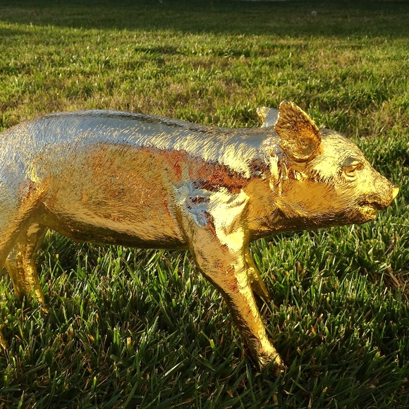 Harry Allen Other - Harry Allen Reality Big Gold Pig Piggybank